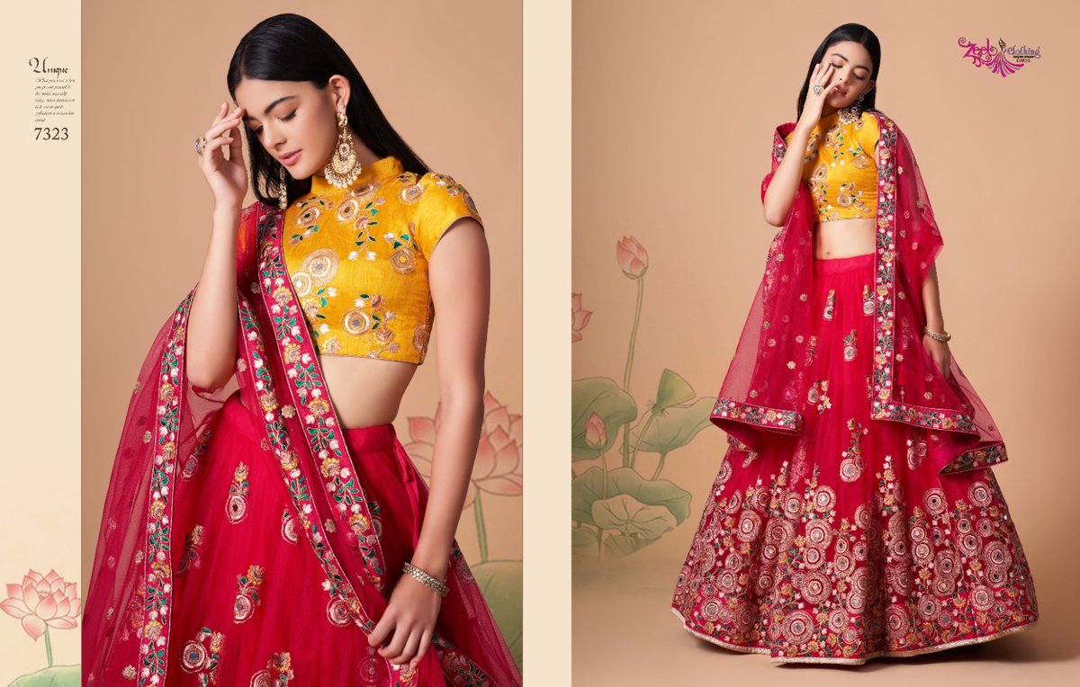 Zeel Clothing Neo Romantic Vol-3 7315-7326 Series 9