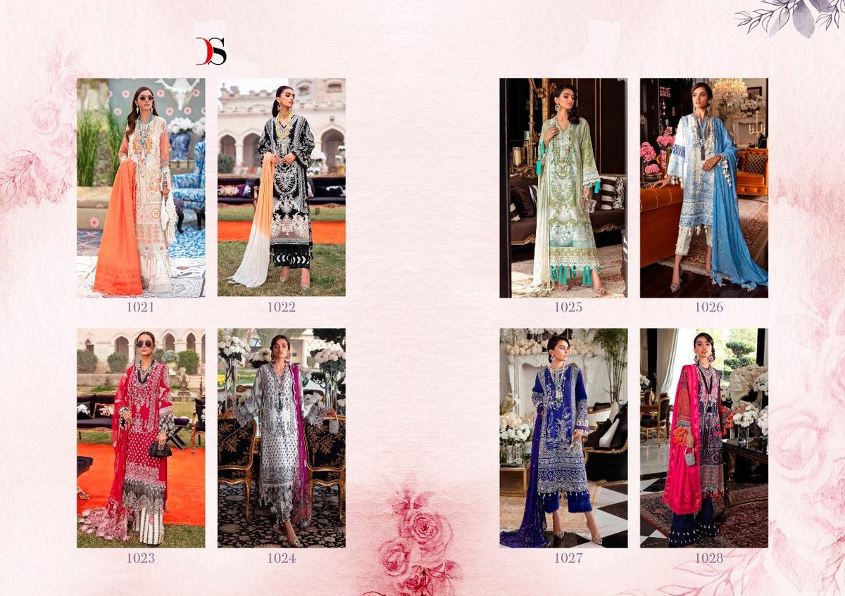 Deepsy Suits Sana Safinaz Lawn Vol-3 1021-1028 Series 9
