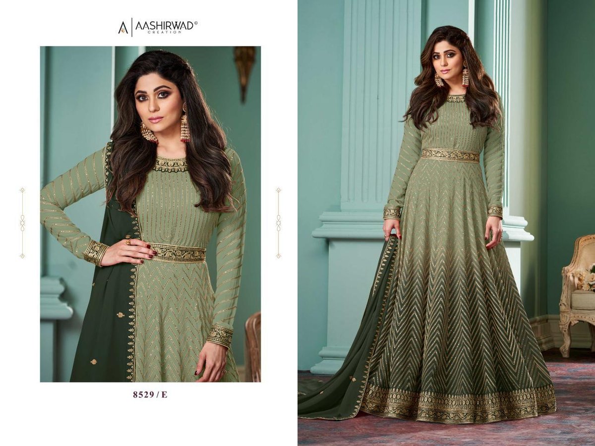 Aashirwad Creation Alizza 8529 Colors 5
