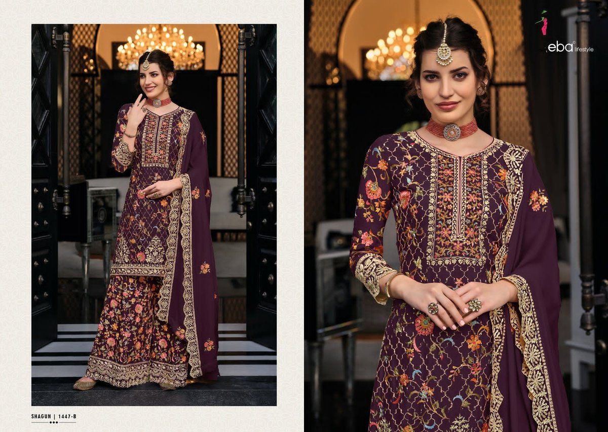 Eba Lifestyle Shagun Colour Edition Vol-8 1447 Colors 2
