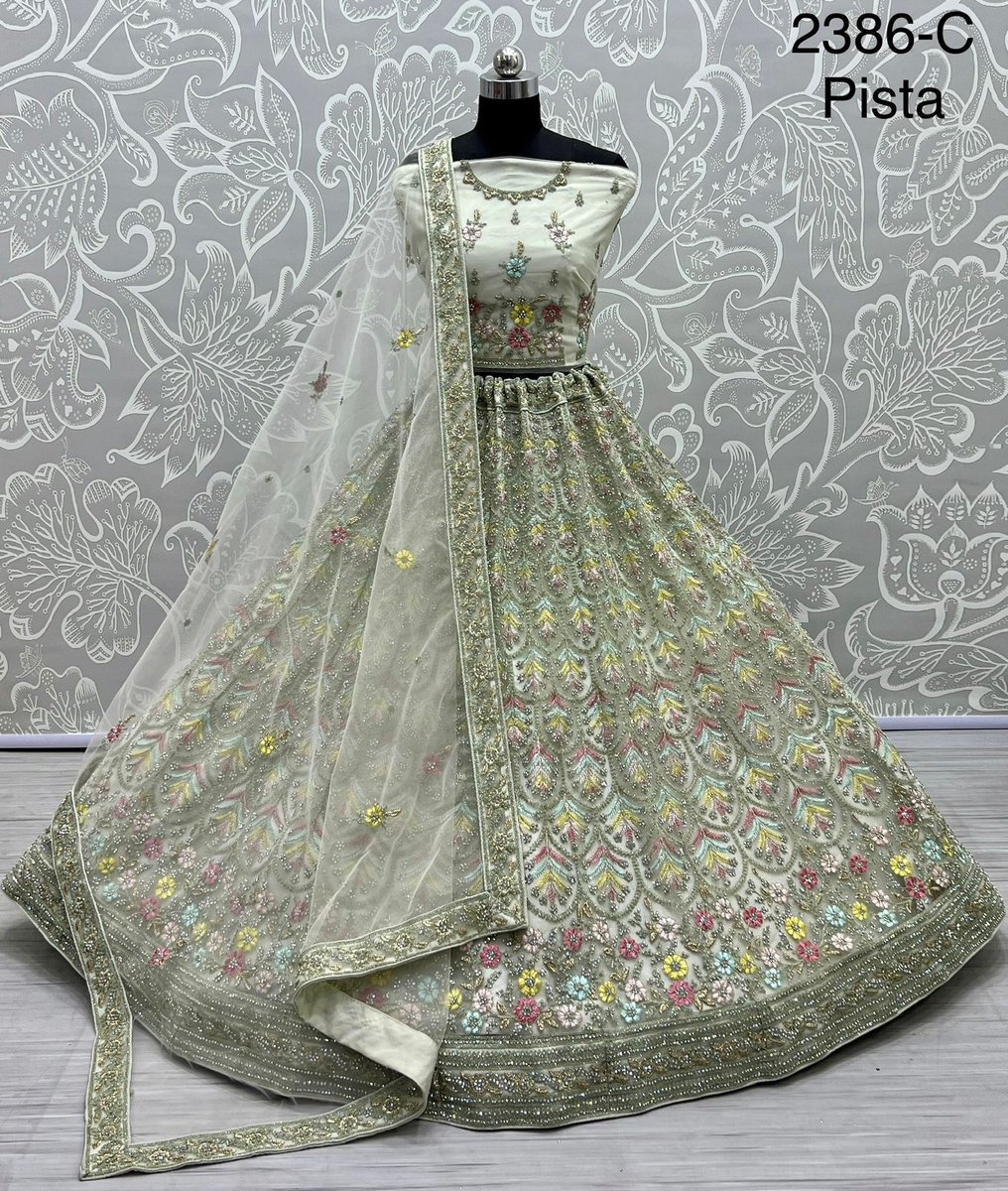 Anjani Art Designer Lehenga 2386 Colors 3