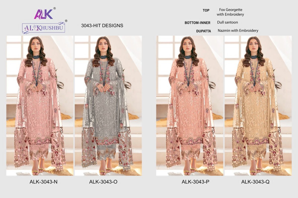 AL Khushbu Hit Design 3043 Colors 9