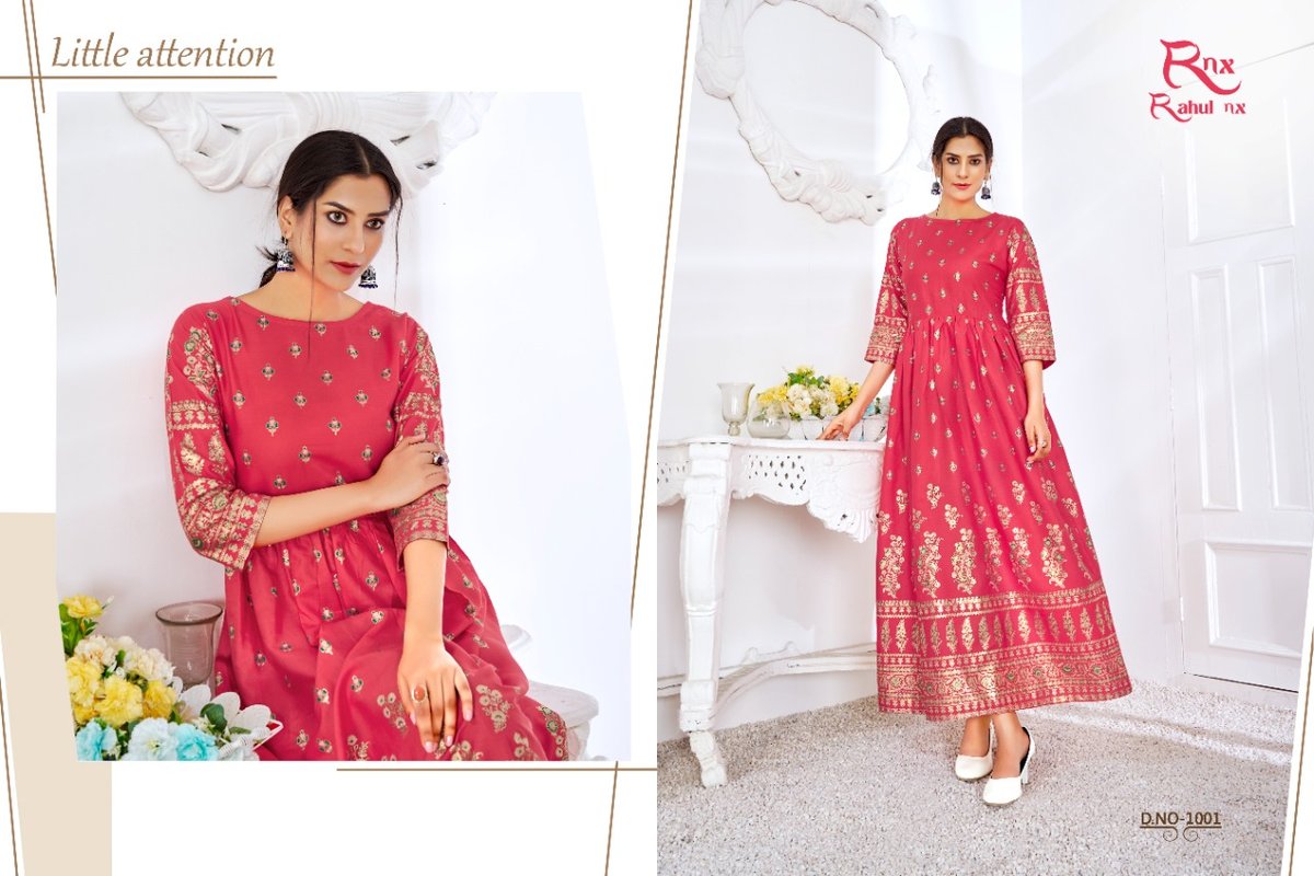 Rahul Nx Minakari Gown Vol-2 1001-1008 Series 1