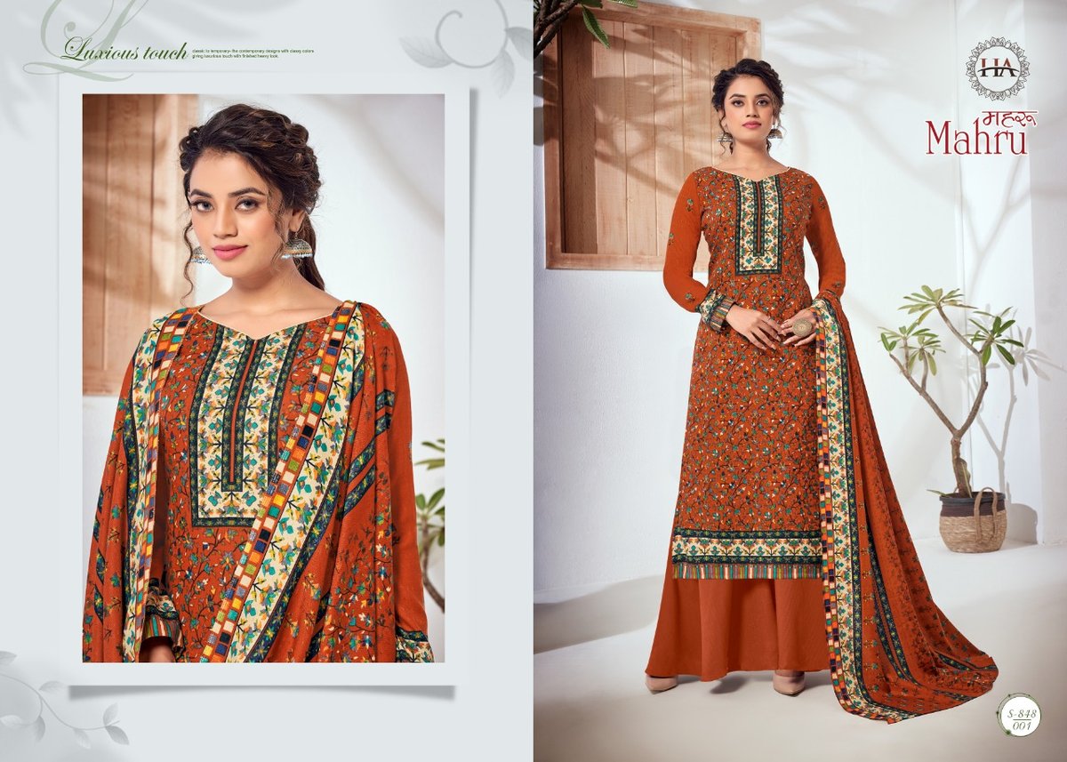 Harshit Fashion Mahru 001-010 Series 1