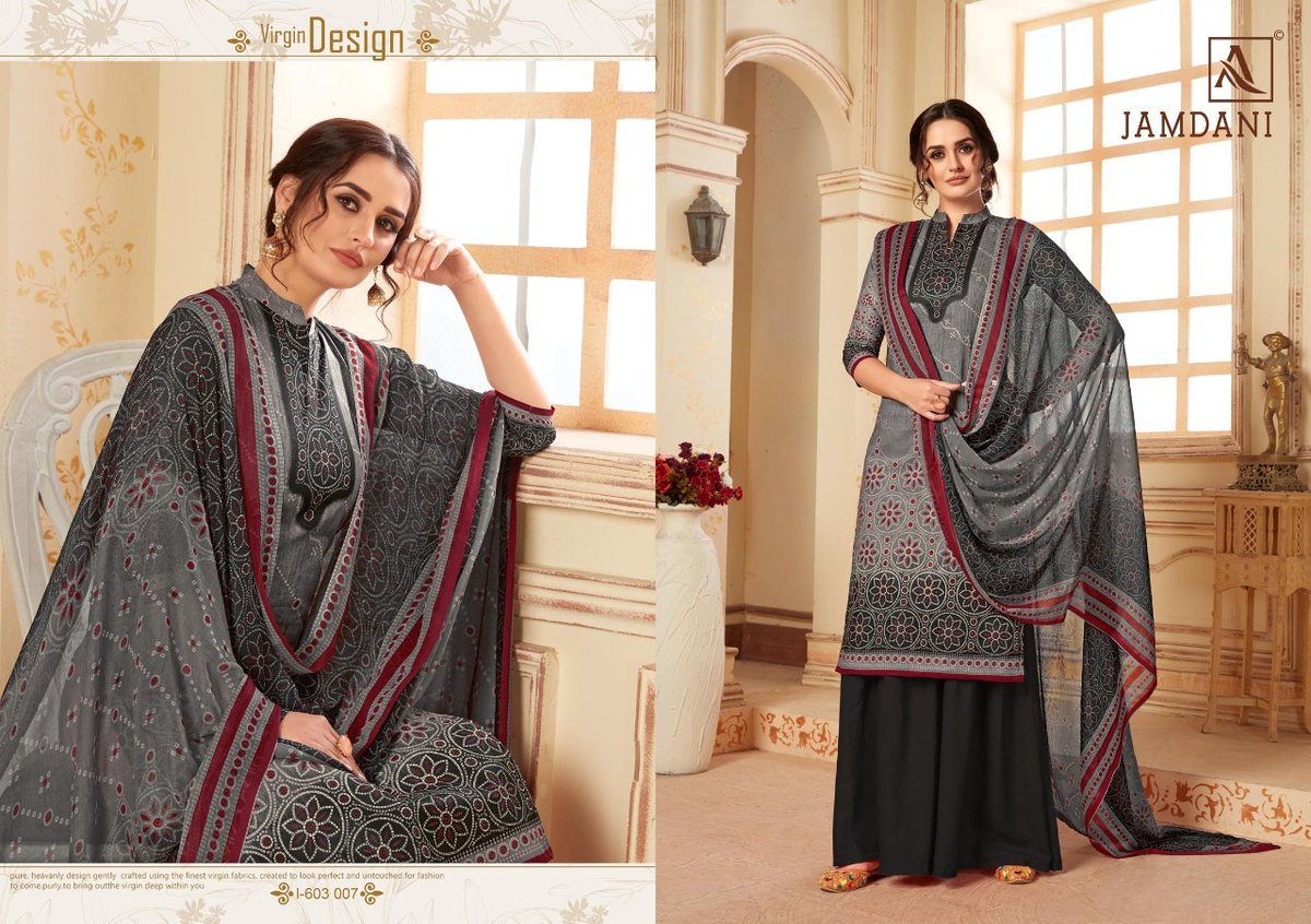 Alok Suits Jamdani 603-001-603-010 Series 7