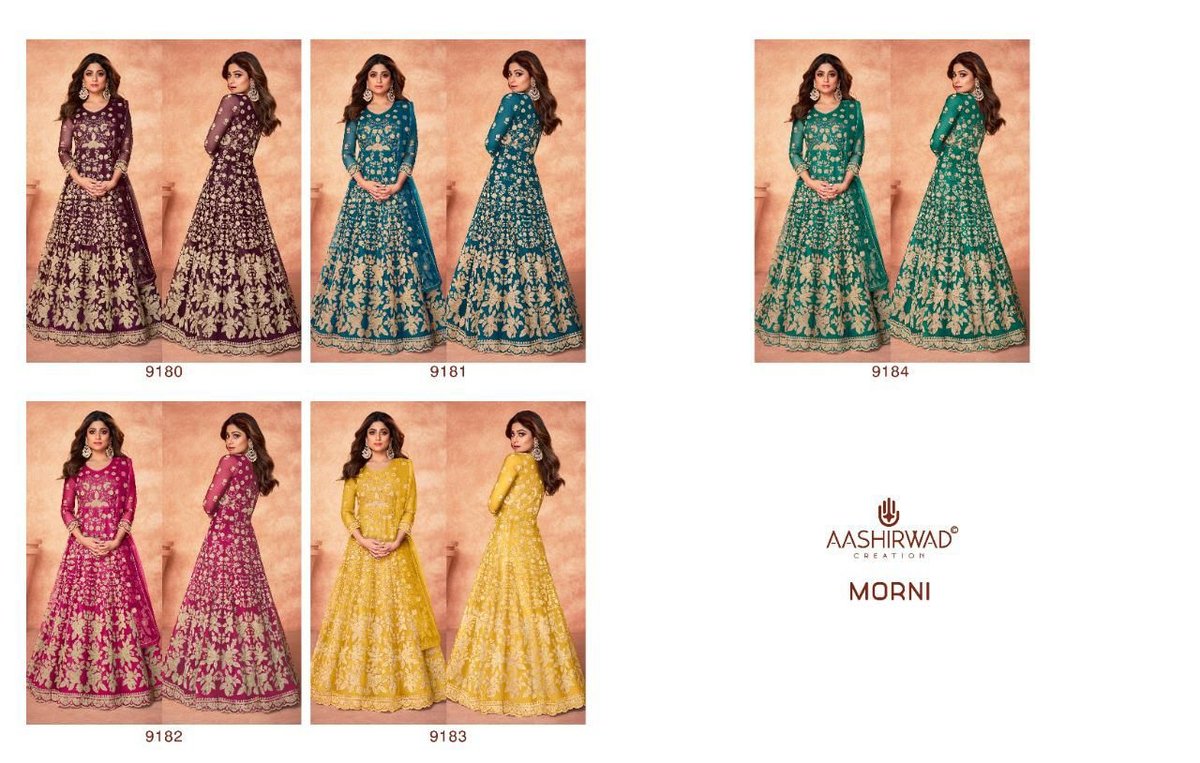 Aashirwad Creation Morni 9180-9184 Series 6