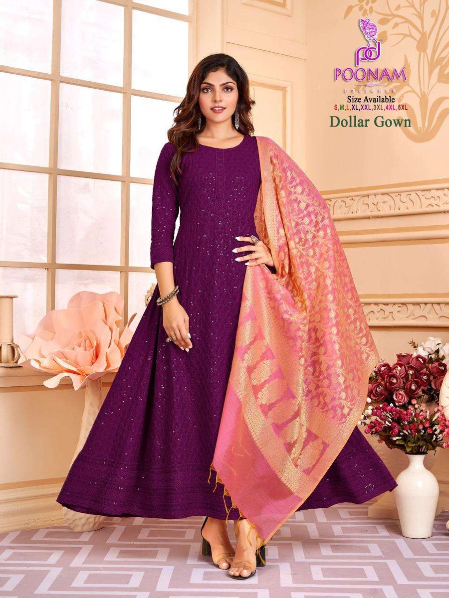 Poonam Designer Dollar Gown 1001-1006 Series 5