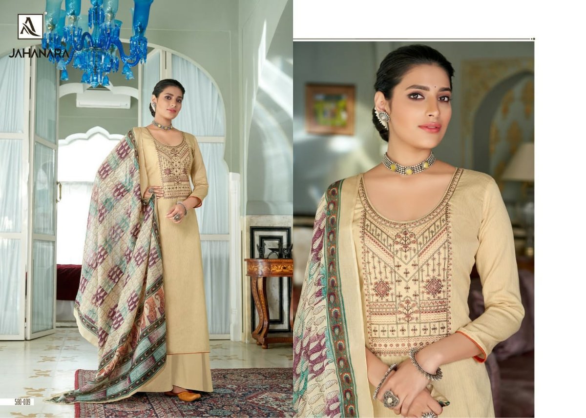 Alok Suits Jahanara 580-001 to 580-010 Series 9