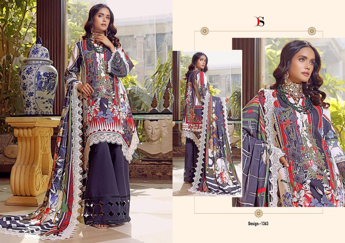 Deepsy Suits Firdous Lawn 22 Vol-2 1361-1368 Series 3
