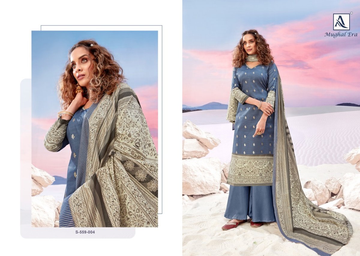 Alok Suits Mughal Era 559-001 to 599-010 Series 4