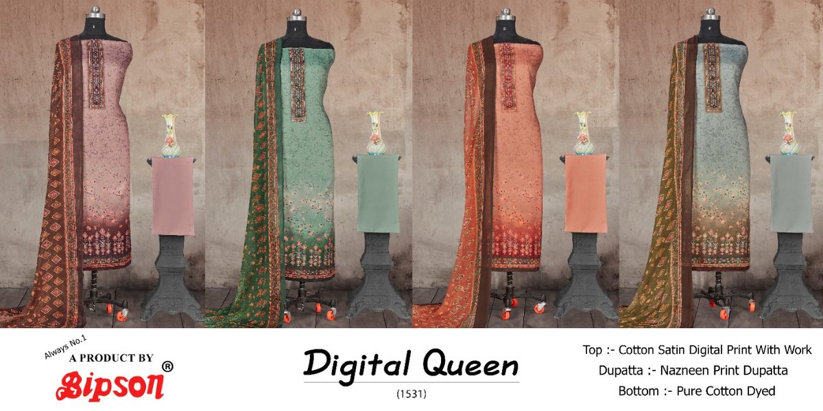 Bipson Prints Digital Queen 1531 Colors 5
