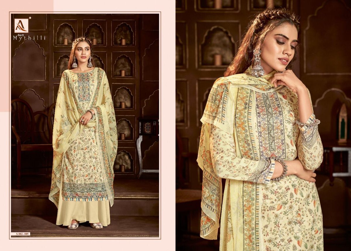 Alok Suits Mythilli 802-001 to 802-010 Series 5