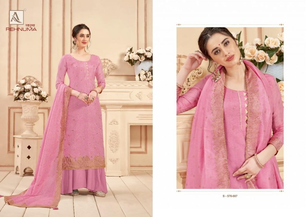Alok Suits Rehnuma 576-001 to 576-008 Series 7