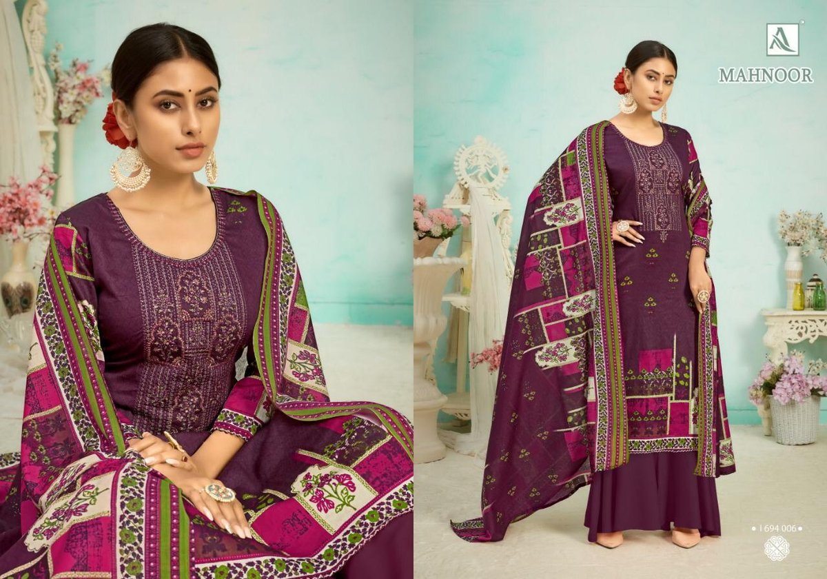 Alok Suits Mahnoor 1694-001 to 1694-010 Series 6