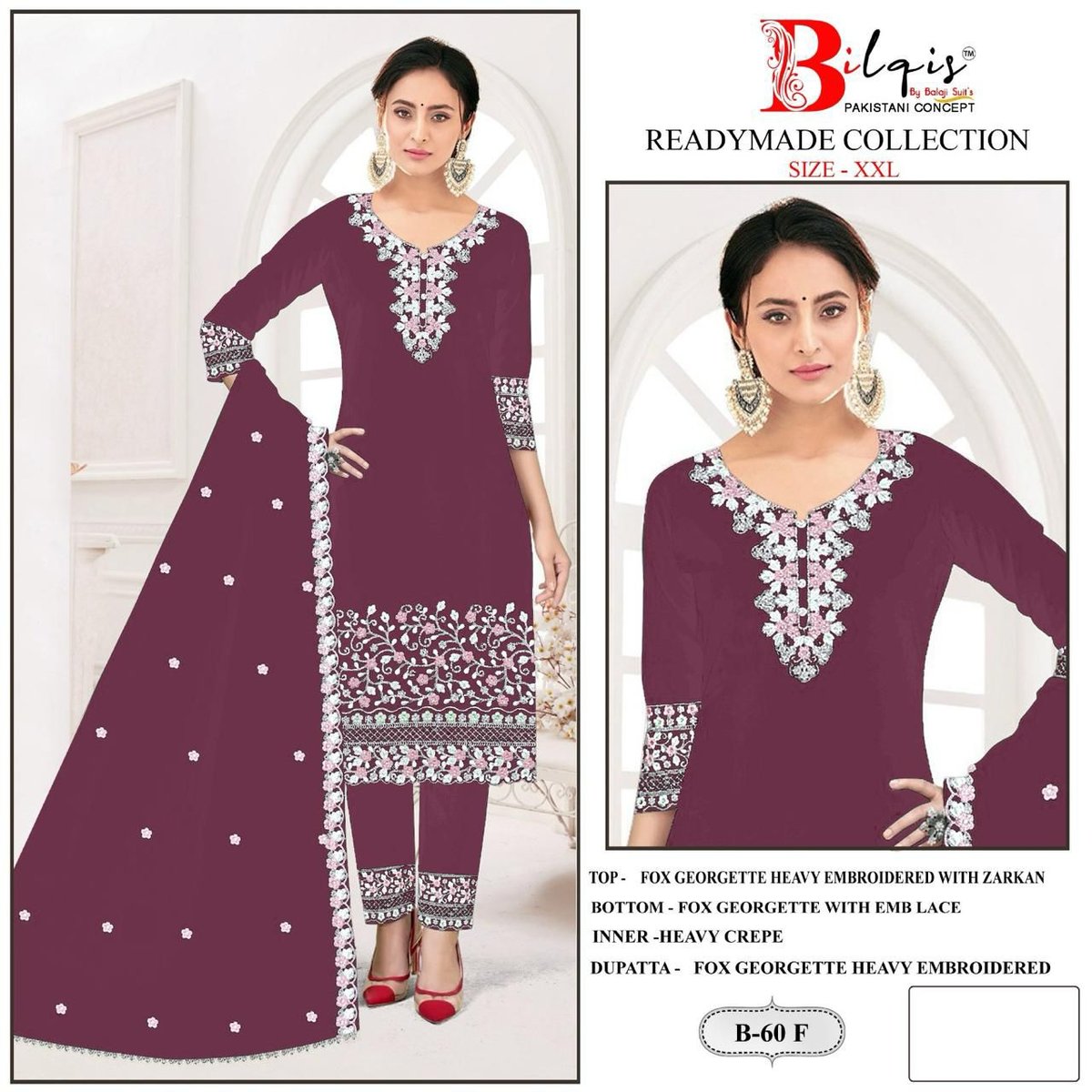BILQIS READYMADE COLLECTION B-60-E TO B-60-H 2