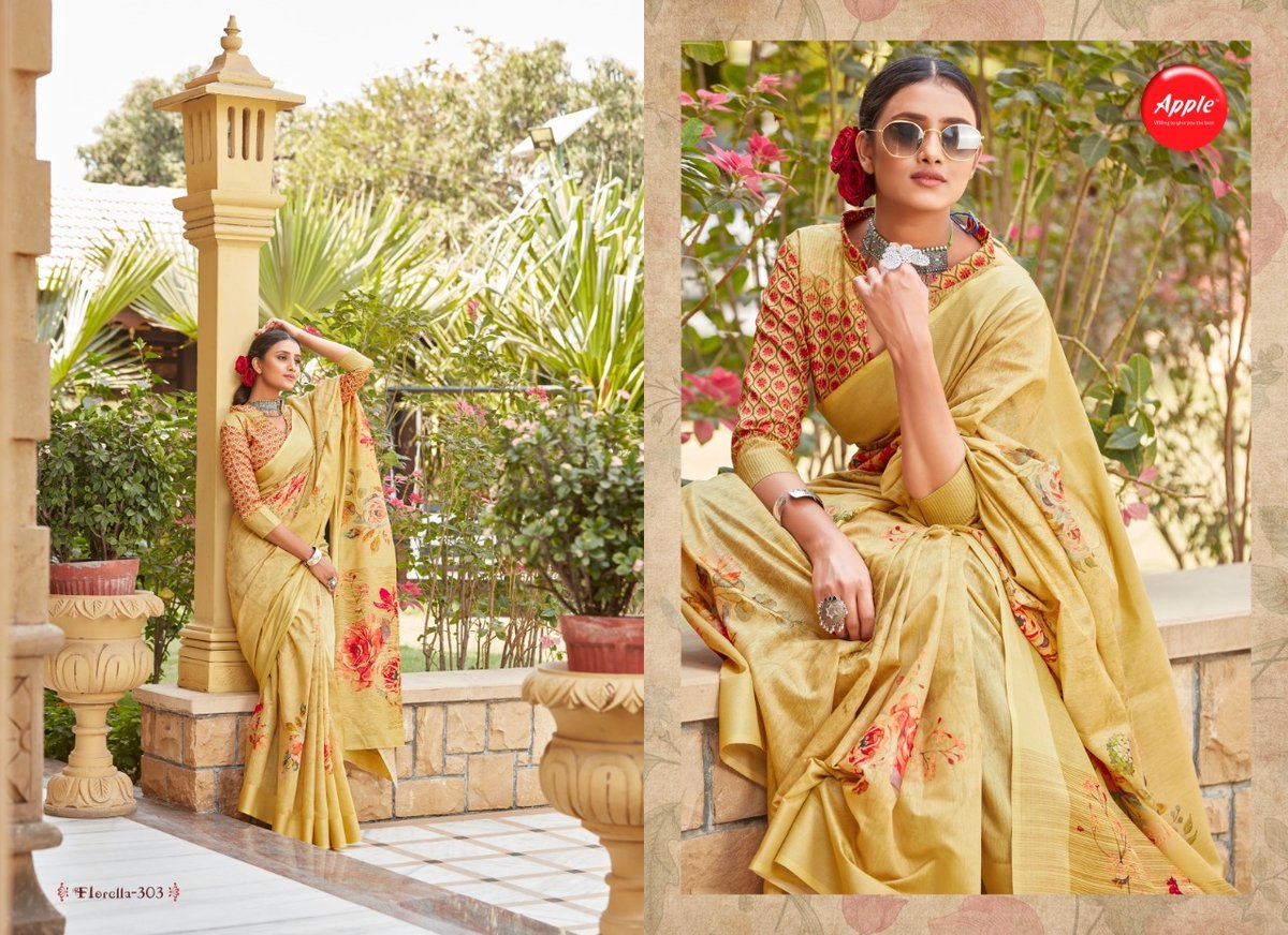 Apple Saree Fiorella 301-308 Series 3