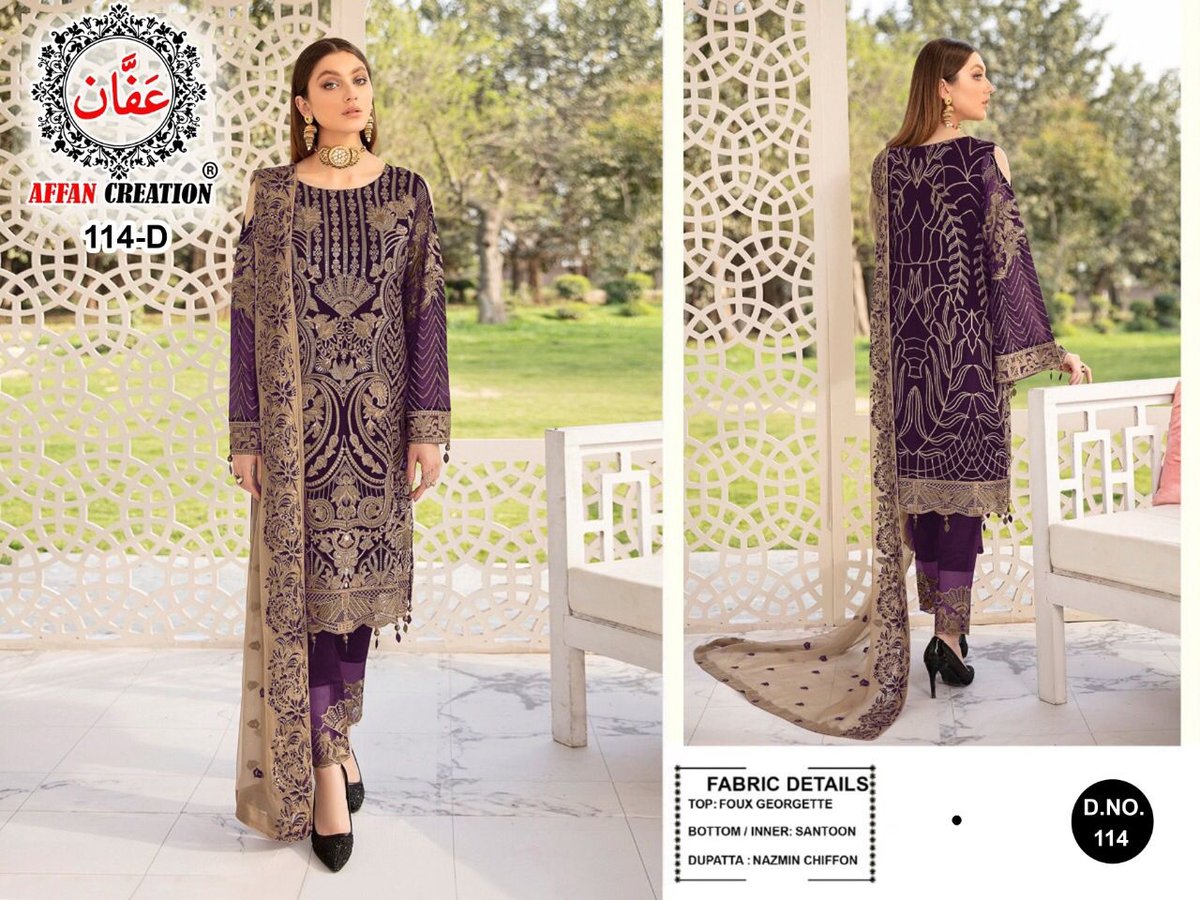 Affan Creation Premium Quality 114 Colors 5