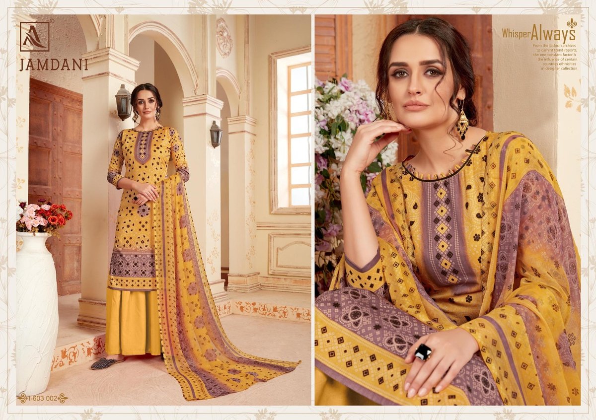 Alok Suits Jamdani 603-001-603-010 Series 2