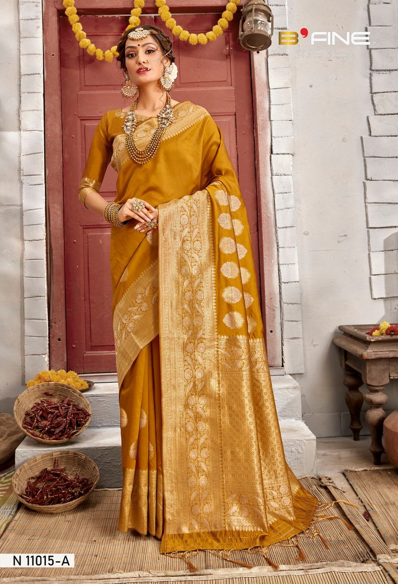 B Fine Saree Talking Thread 11013-11018 Series 9