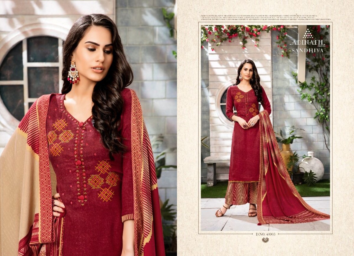 Adinath Prints Sandhiya 40001-40006 Series 3