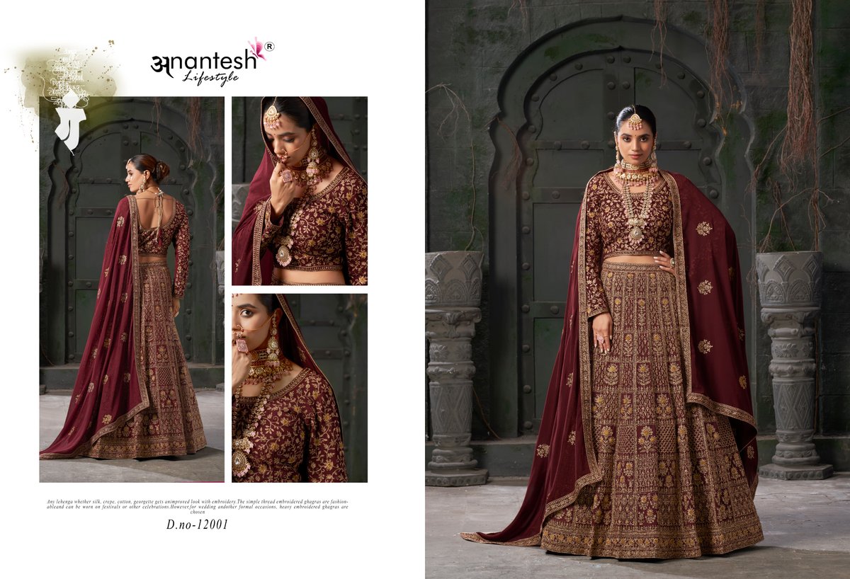 ANANTESH NIKAAH THE WEDDING VIBES VOL-01 COLOUR EDITION 12001 & 12002 COLOUR'S 1