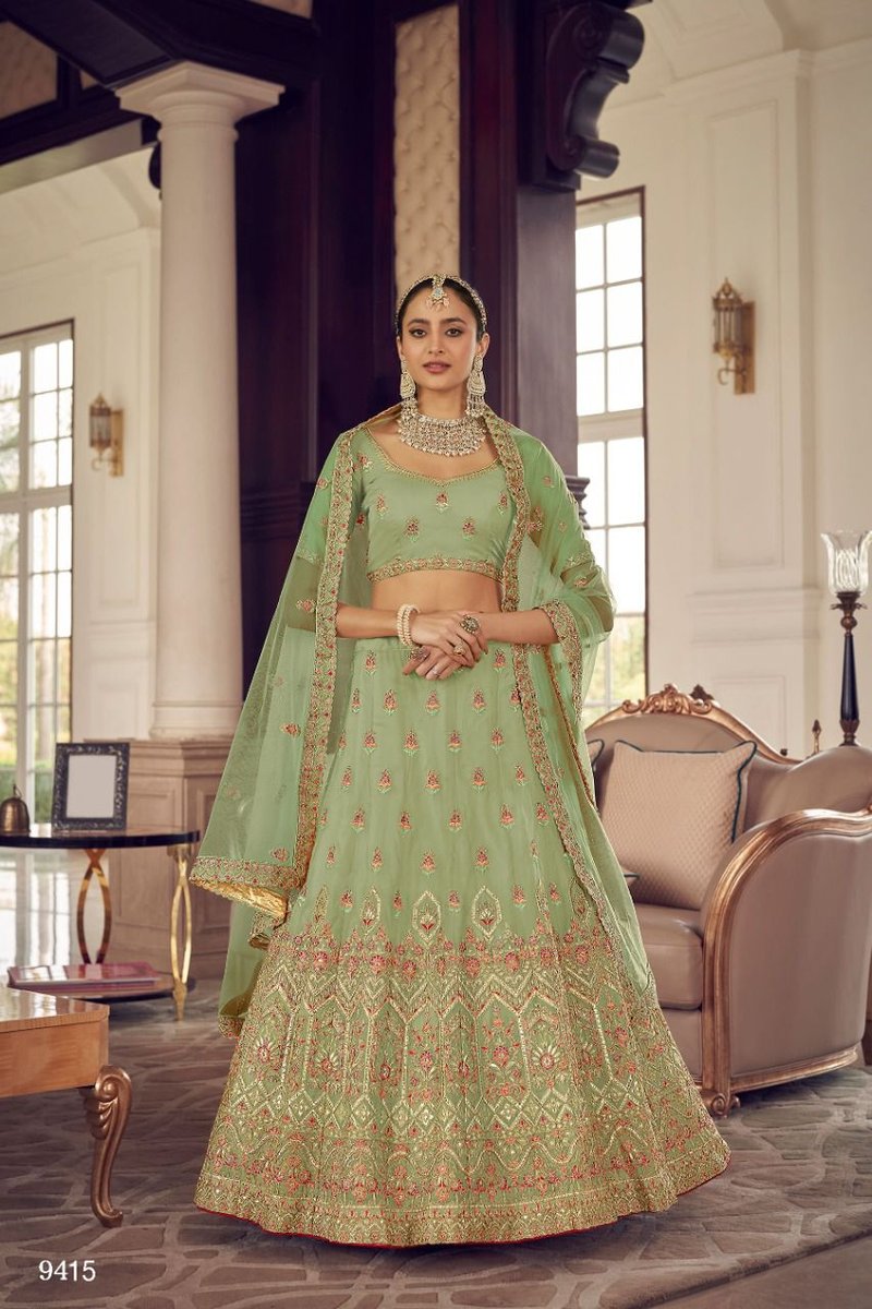 Arya Designs Lehenga Vol-24 9411-9425 Series 5