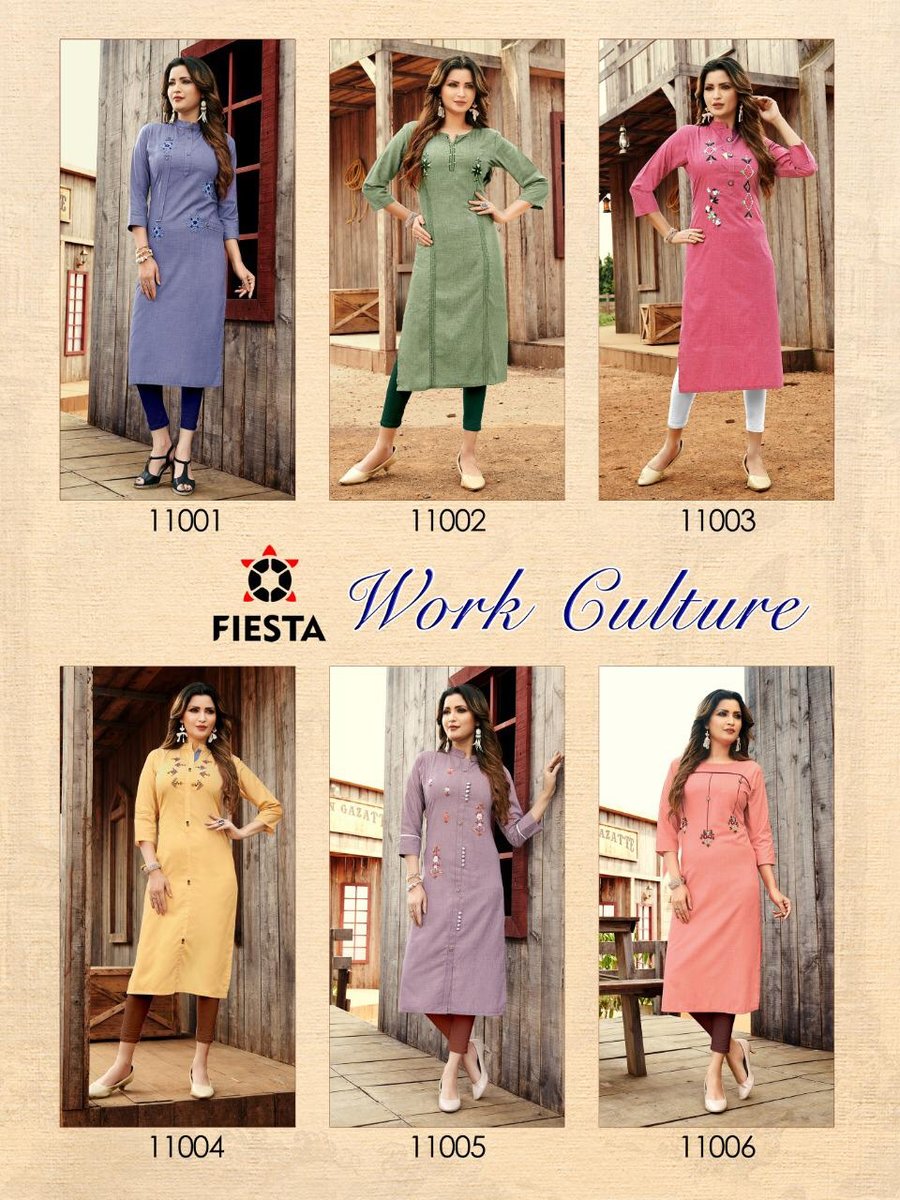 Fiesta Fashion Work Culture 11001-11006 Series 7