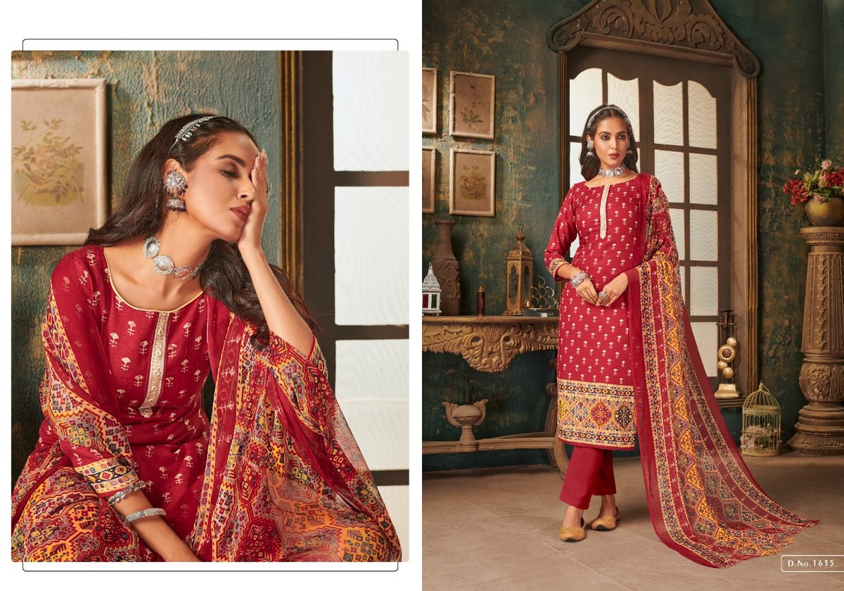 Bipson Prints Phulkari 1632-1639 Series 4