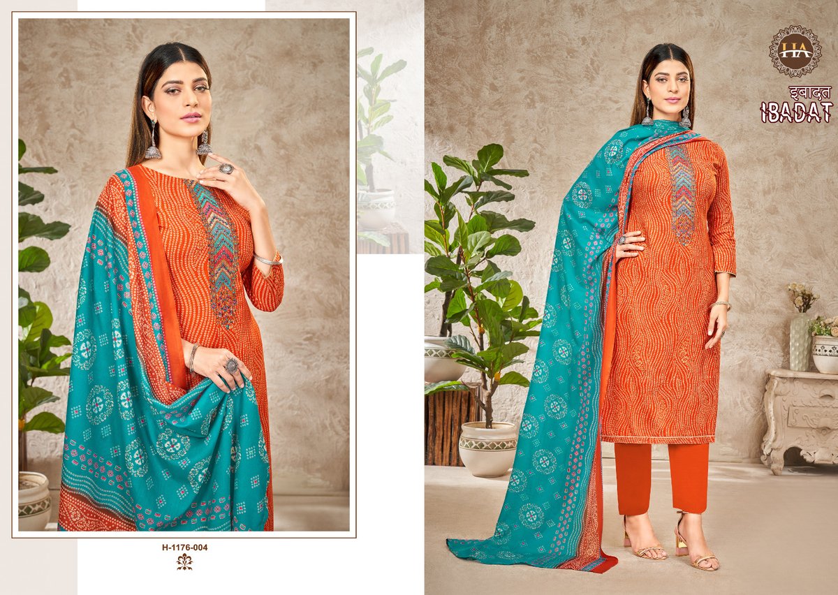 Harshit Fashion Ibadat 1176-001 to 1176-008 Series 4