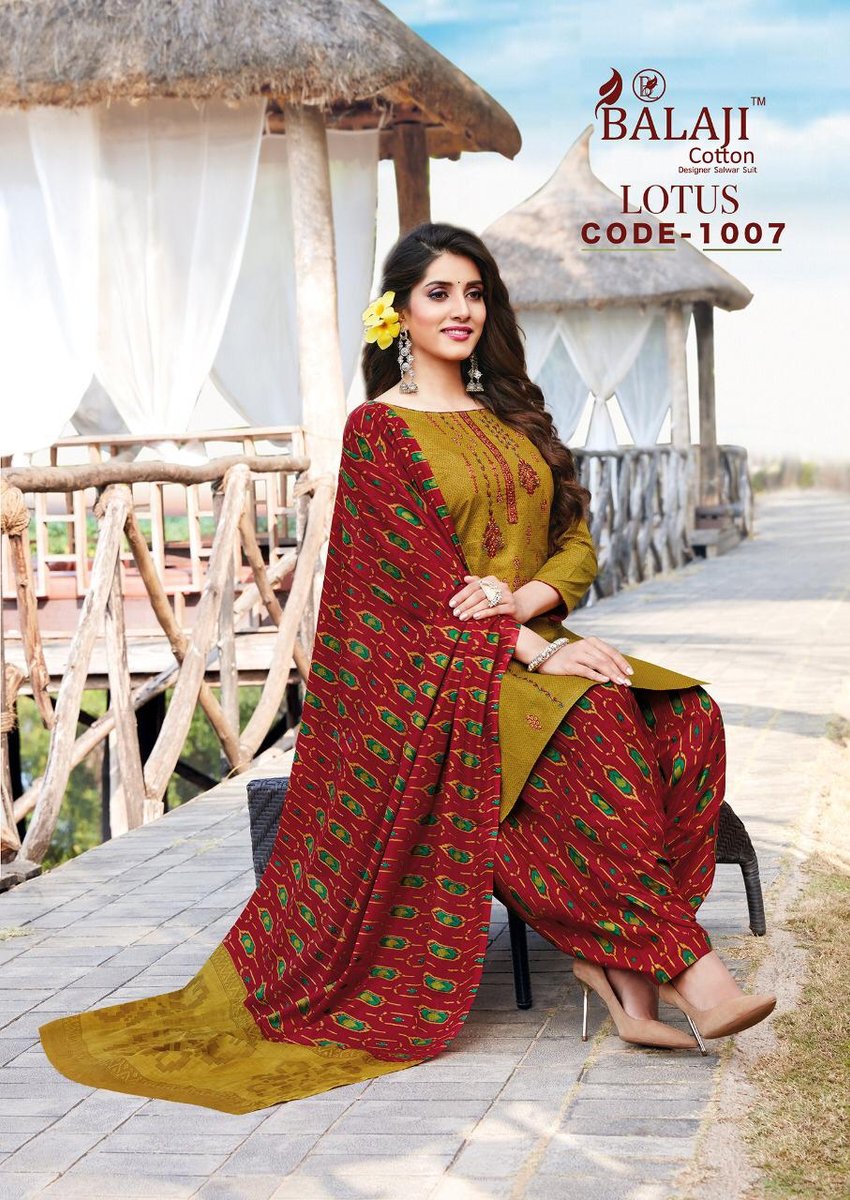Balaji Cotton Lotus Vol-1 1001-1012 Series 7