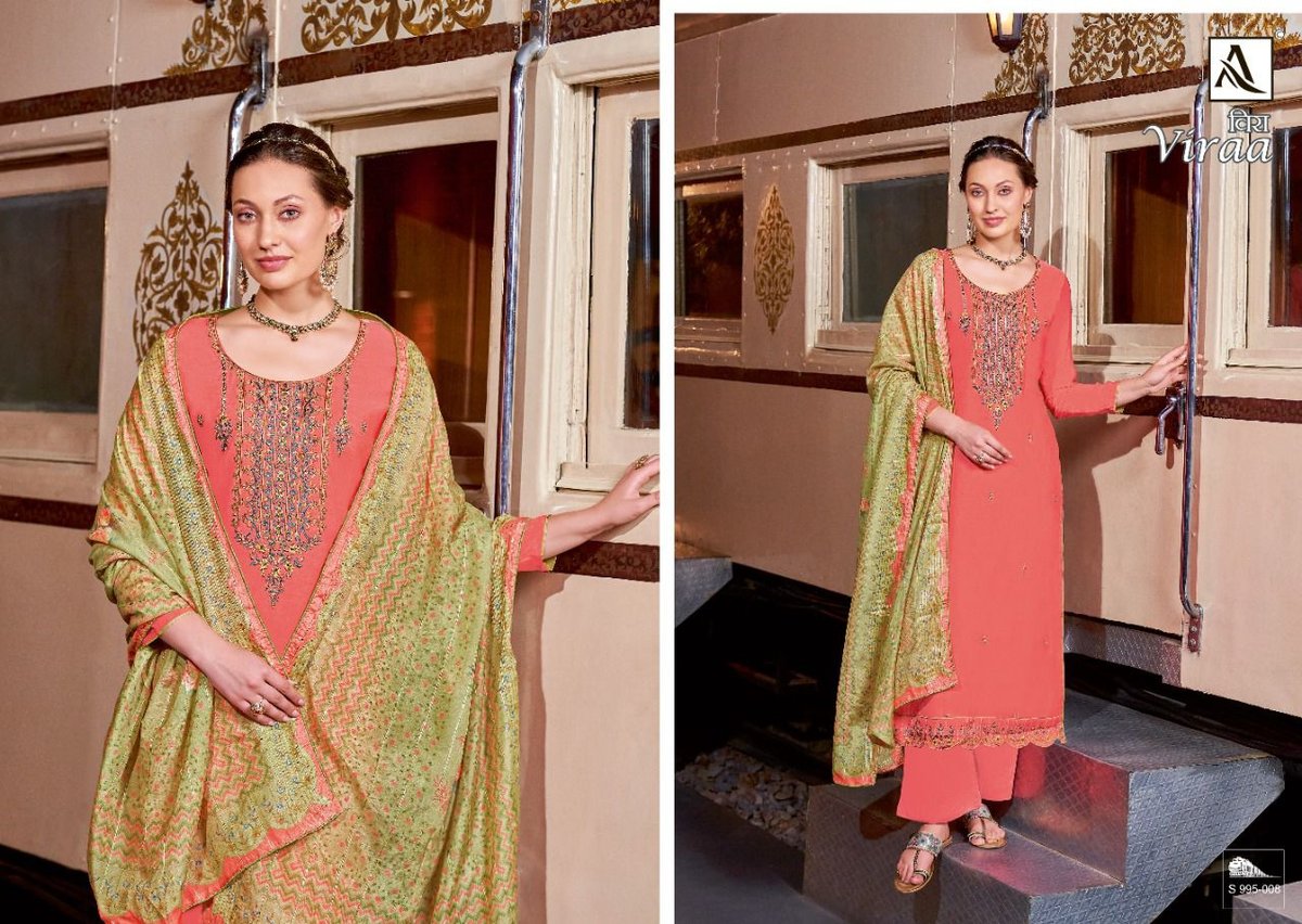 Alok Suits Viraa 995-001 to 995-008 Series 8