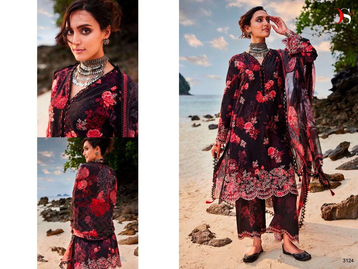 Deepsy Suit Chikankari Vol-23 3121-3128 Series 4