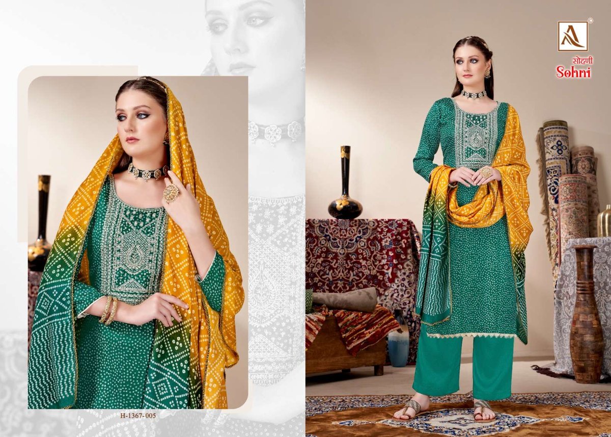 Alok Suit Sohni 1367-001 to 1367-008 Series 5
