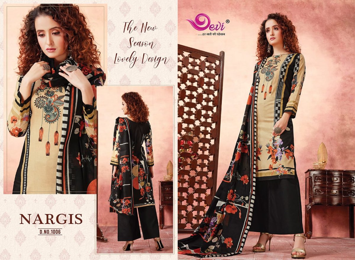 Devi Nargis Pure Lawn 1001-1010 Series 6