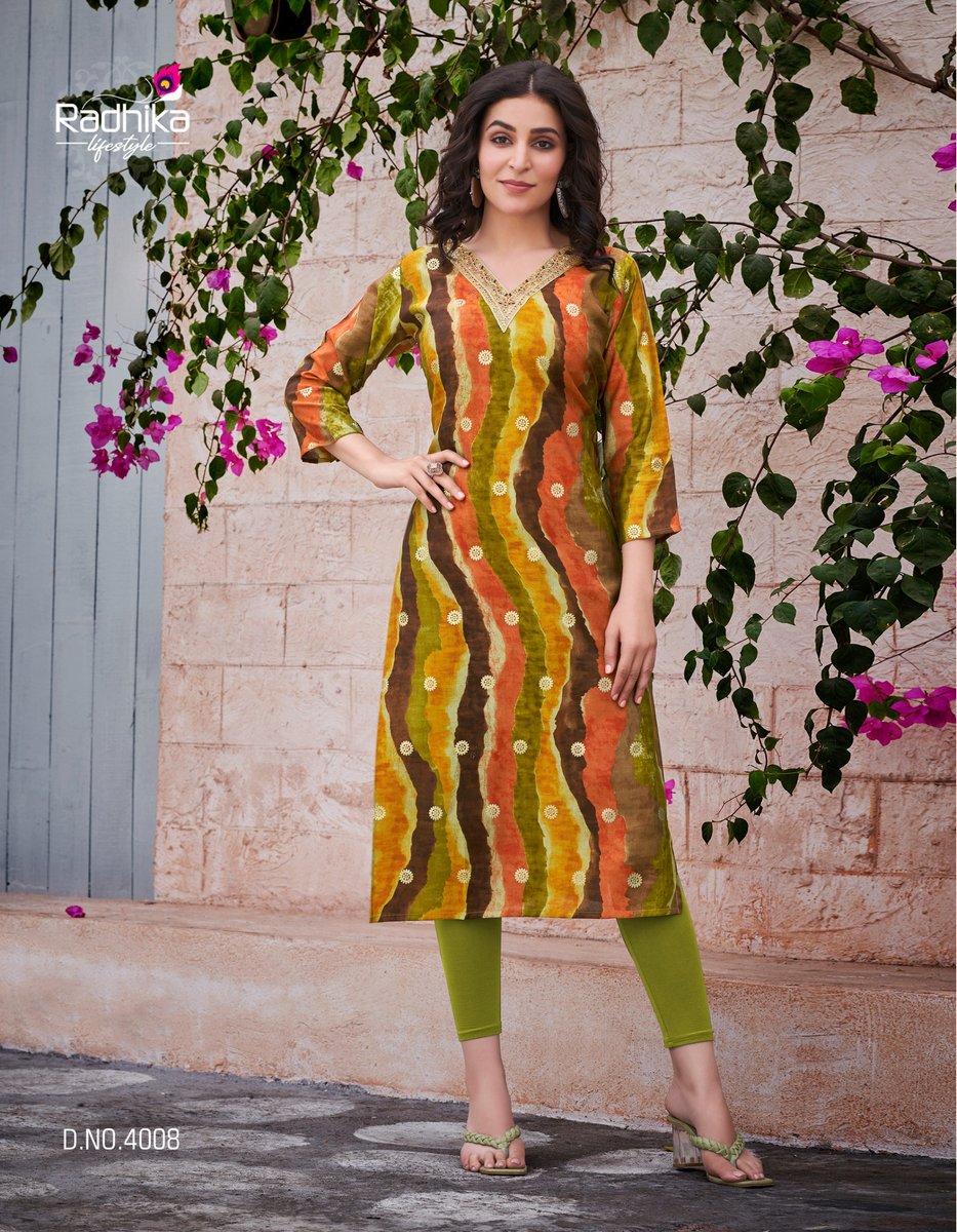 RADHIKA LIFESTYLE CHARMING VOL-4 4001 TO 4008 8
