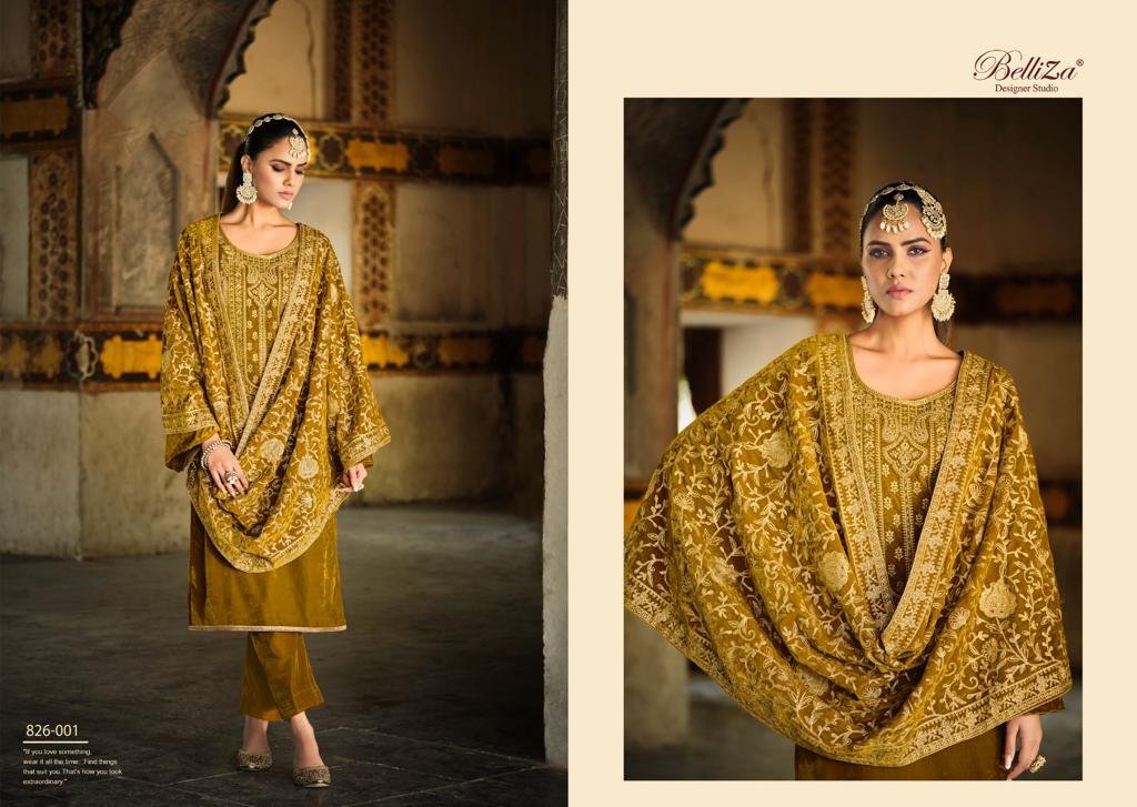 Belliza Designer Nagina 826-001 to 826-006 Series 1