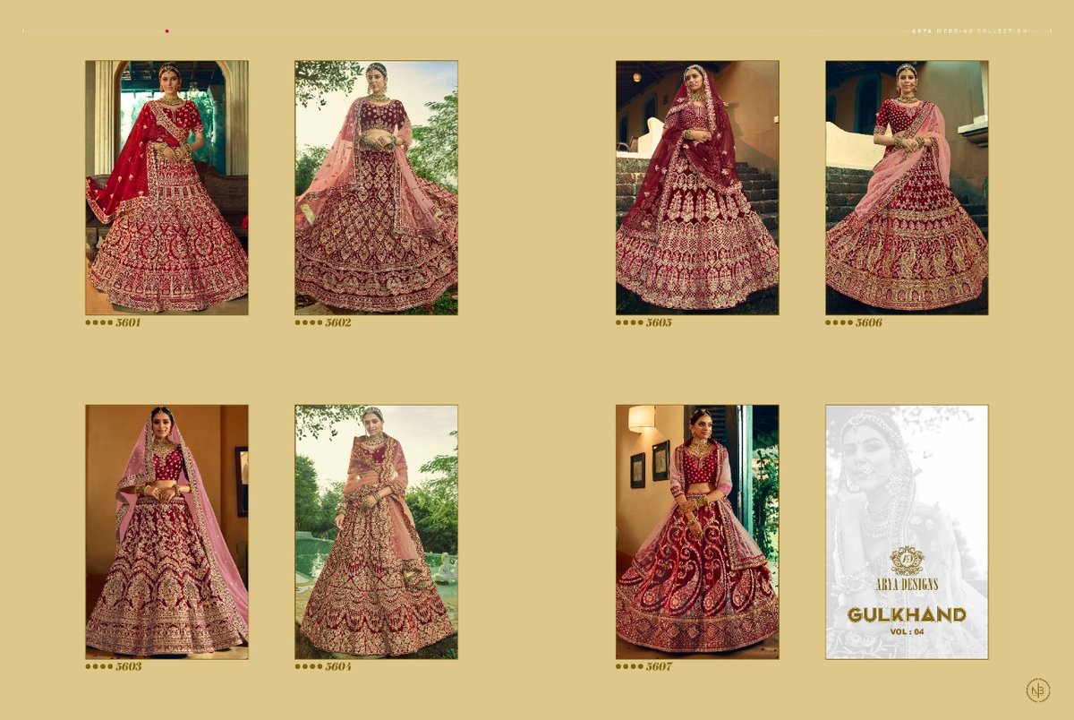 Arya Designs Gulkhand Vol-5 5601-5607 Series 8