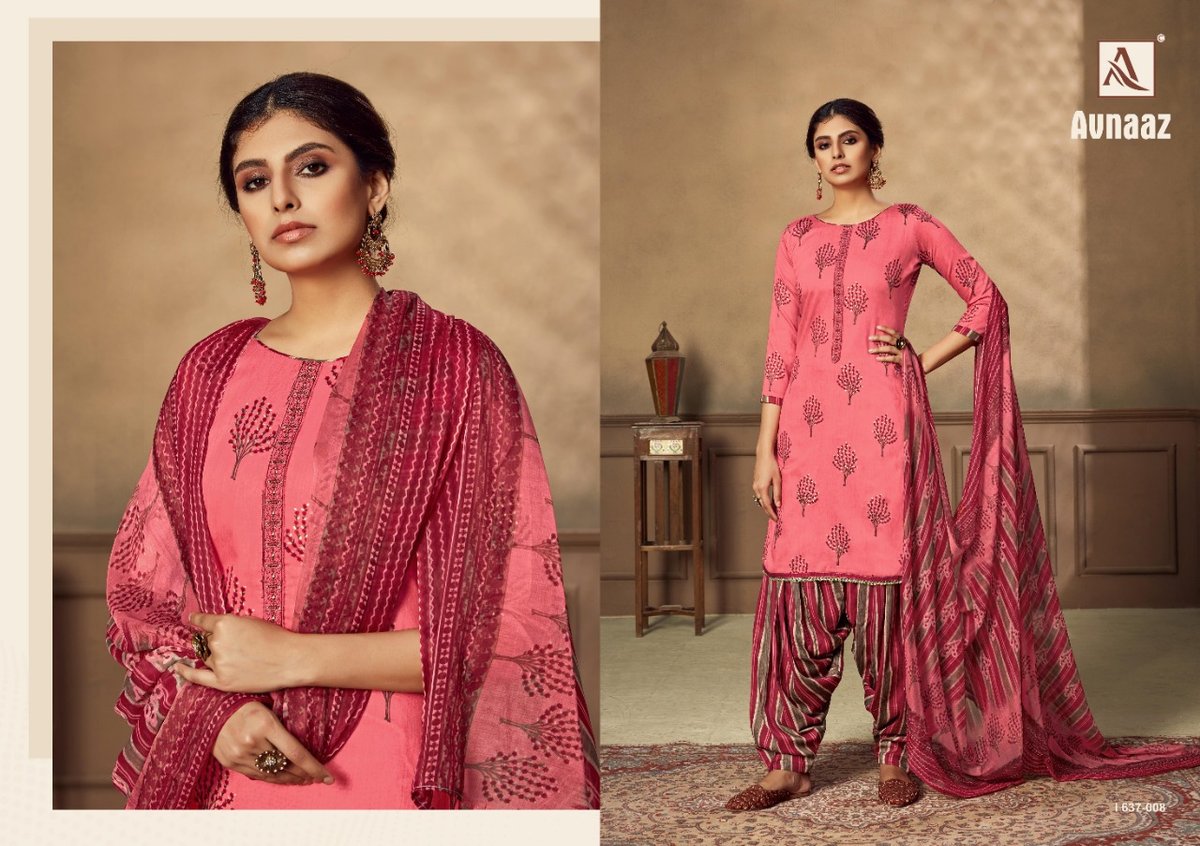 Alok Suits Avnaaz 637-001 to 637-008 Series 8