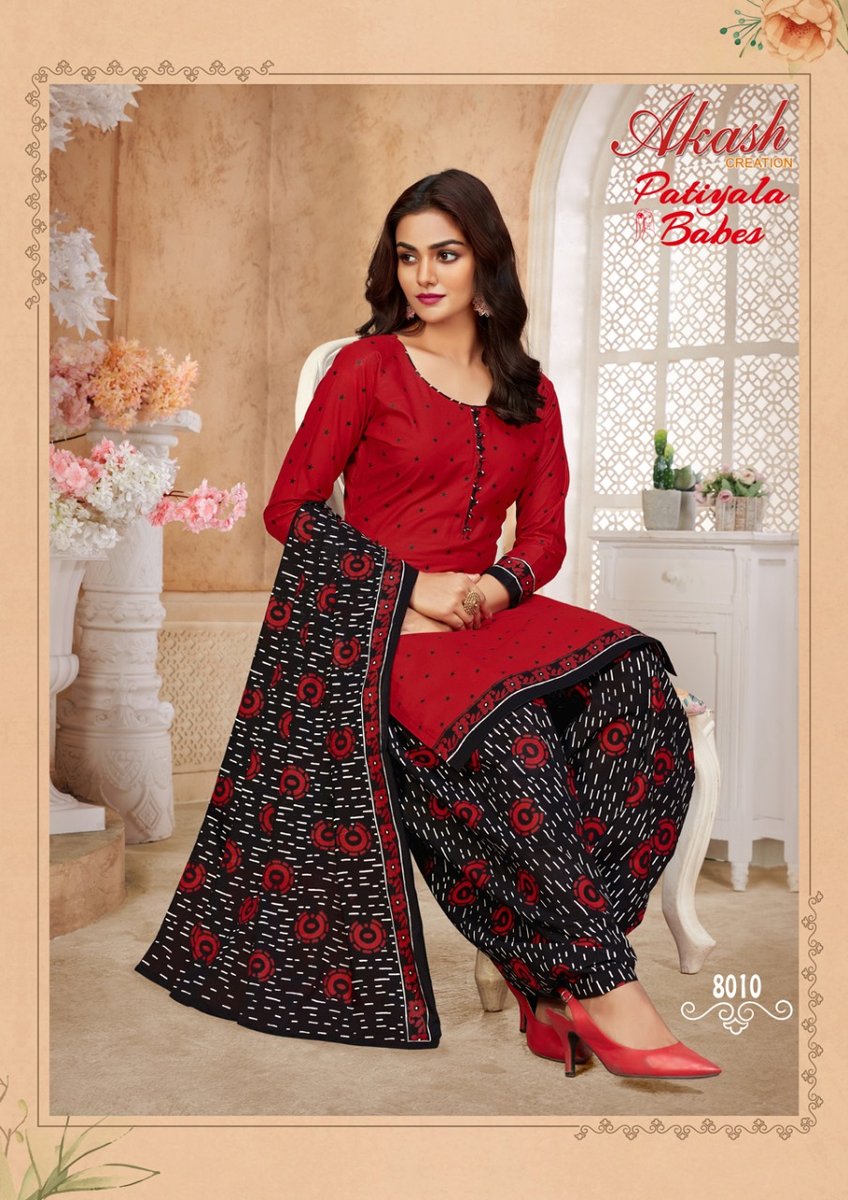 Akash Creation Patiyala Babes Vol-8 8001-8010 Series 10