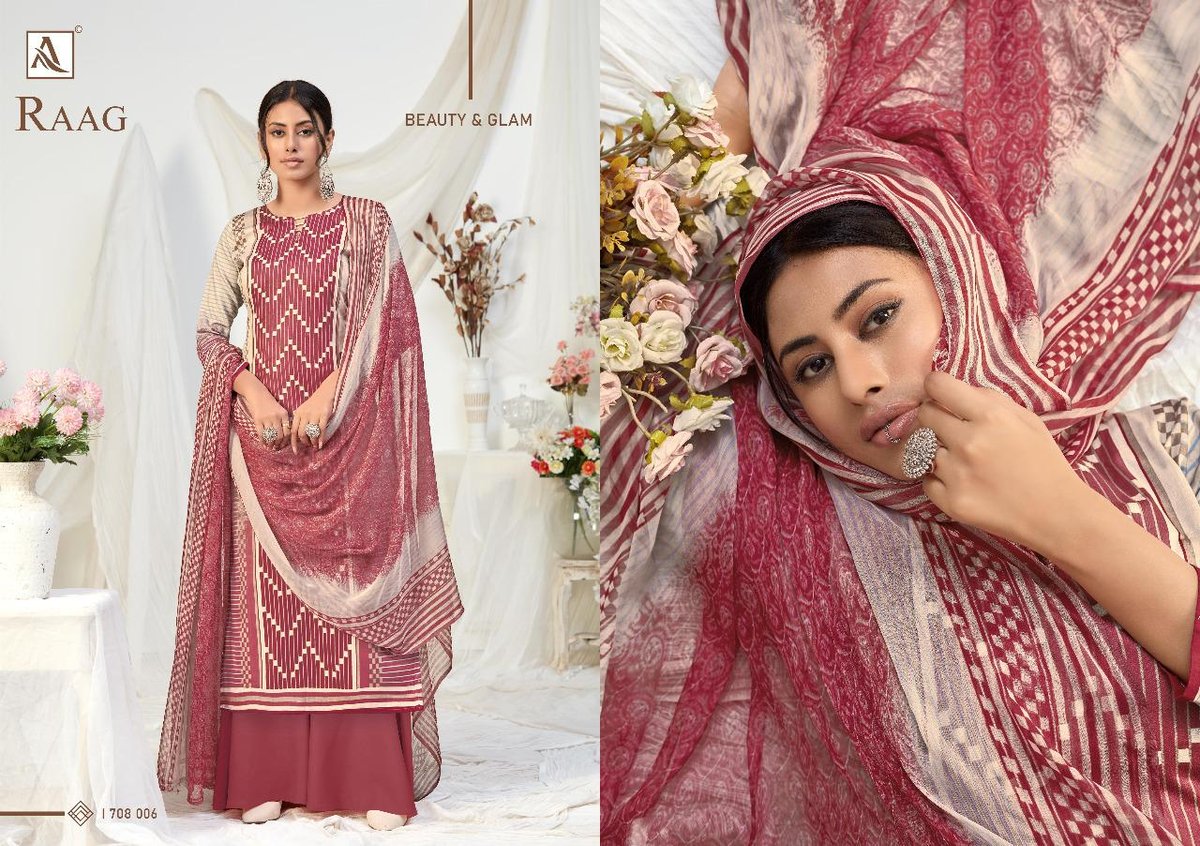 Alok Suits Raag 1708-001 to 1708-008 Series 6