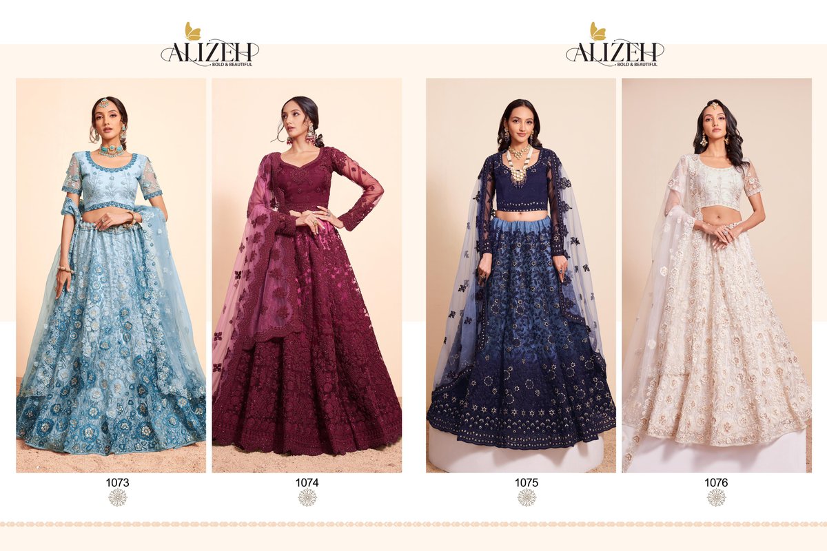 ALIZEH BRIDAL HERITAGE VOL-4 1073 TO 1076 5