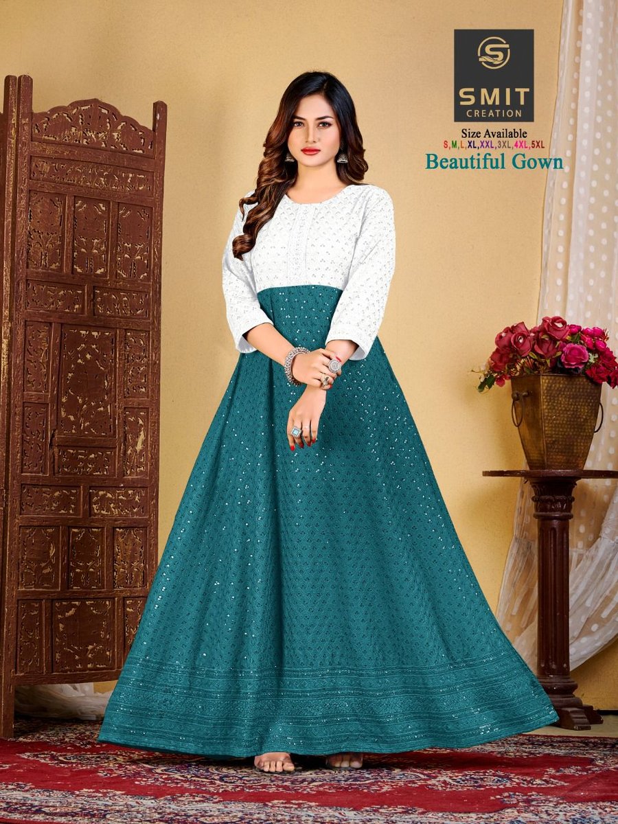 Poonam Designer Beautiful Gown 1001-1008 Series 6