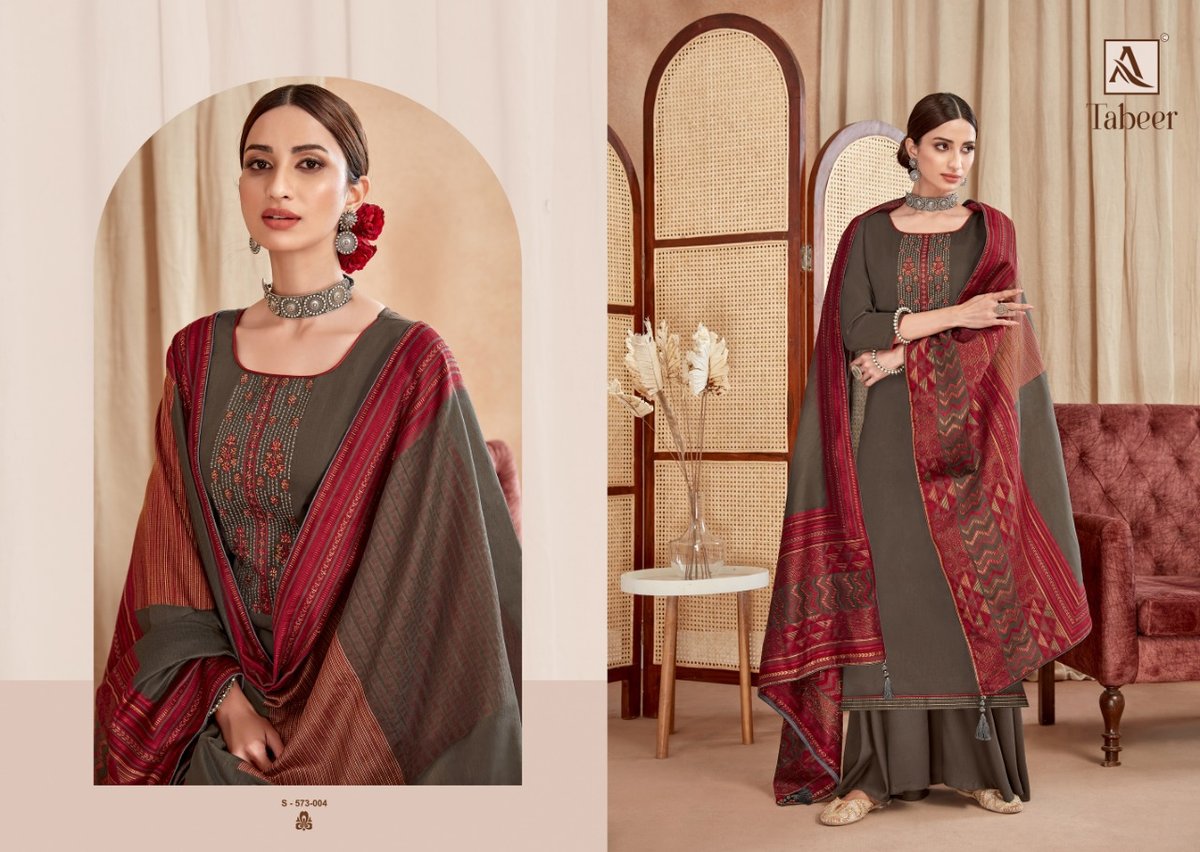 Alok Suits Tabeer 573-001 to 573-008 Series 4