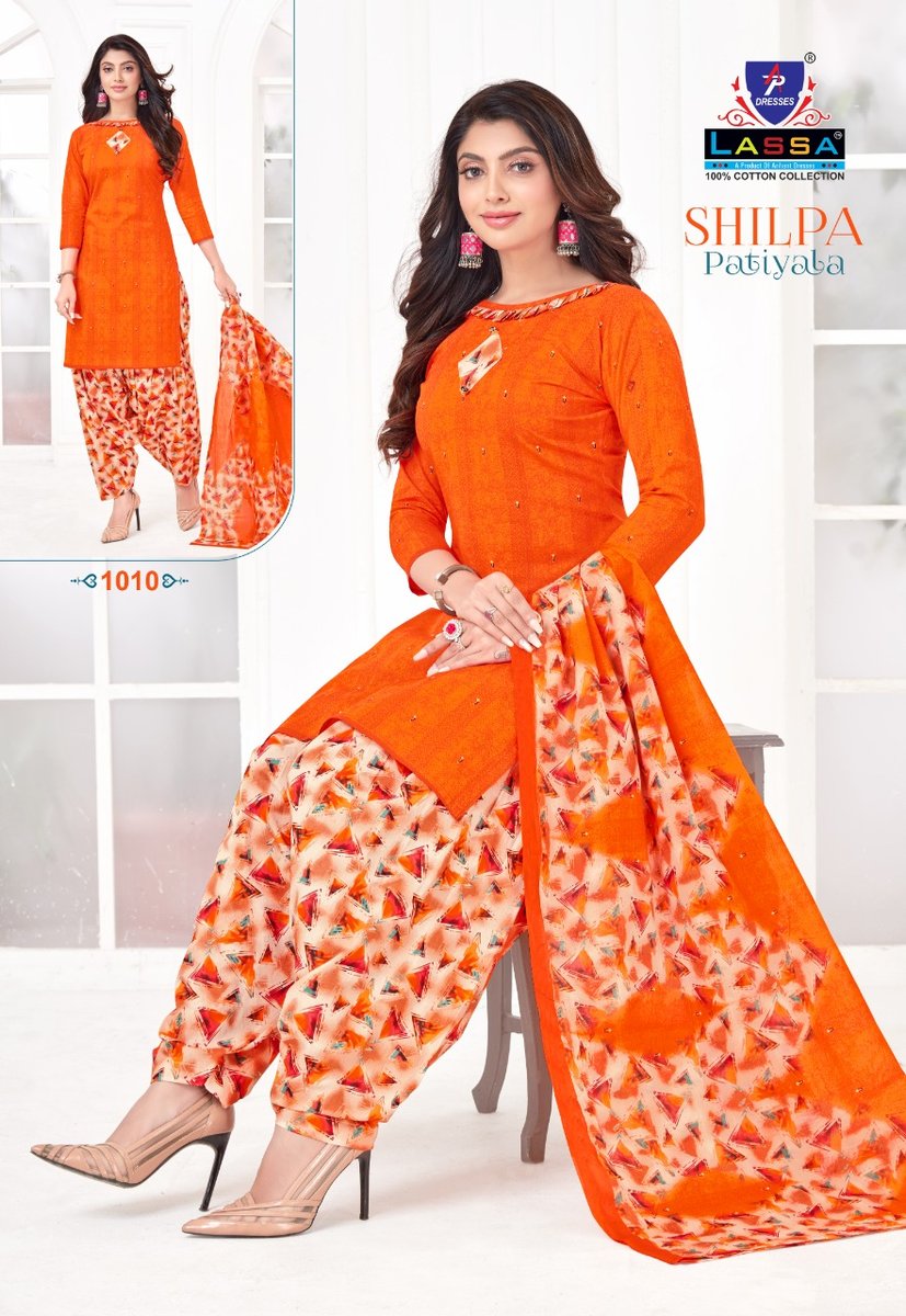 Arihant Cotton Shilpa Patiyala 1001-1010  Series 10