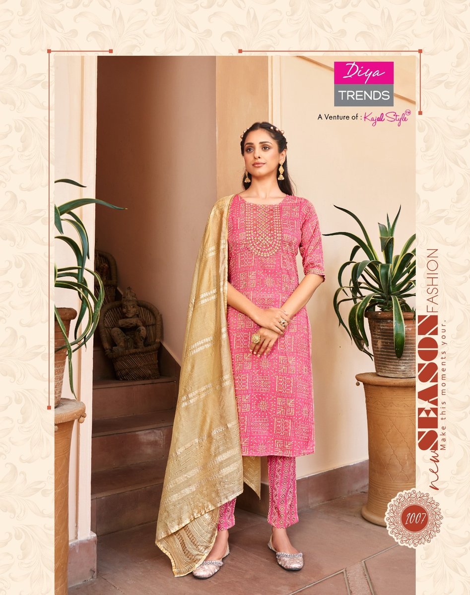 Diya Trends Rangpriya Vol-1 1001-1010 Series 7