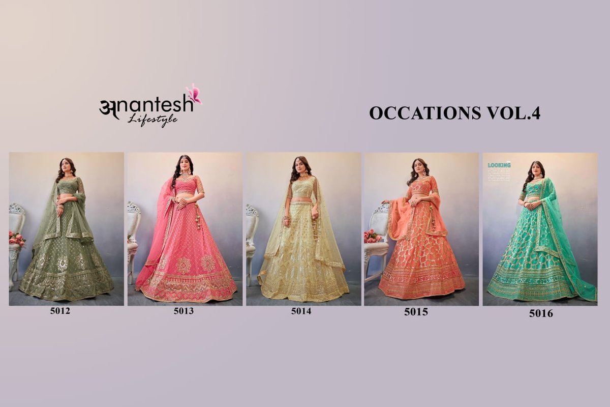 Anantesh Lifestyle Occations Vol-4 5012-5016 Series 6