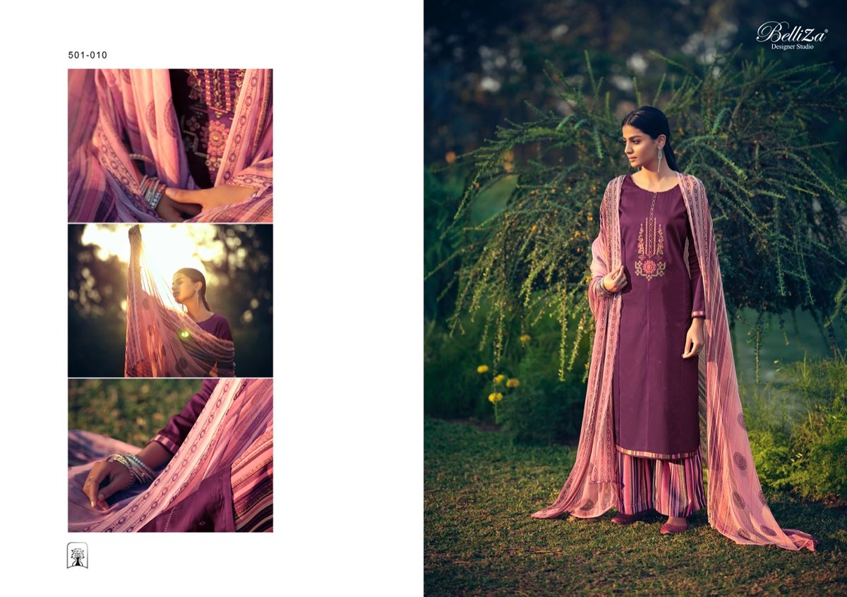 Belliza Designer Nazar-Patiyala Vol-5 501-001-501-010 Series. 10