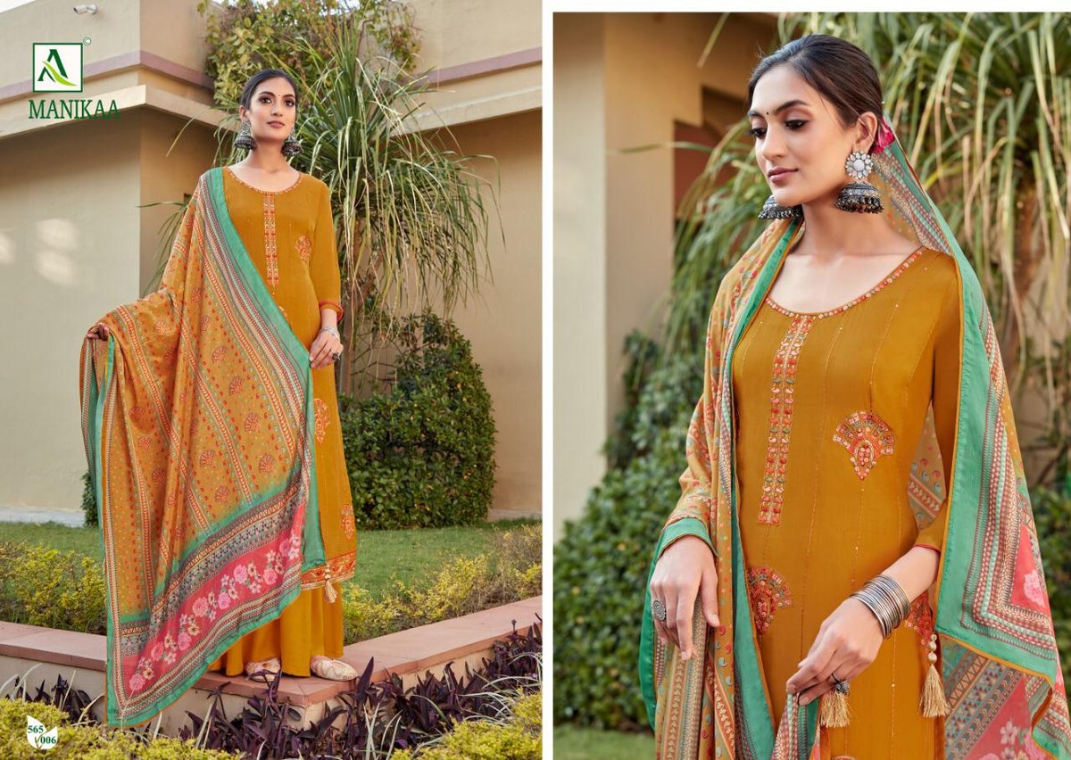 Alok Suits Manikaa 565-001 to 565-008 Series 6