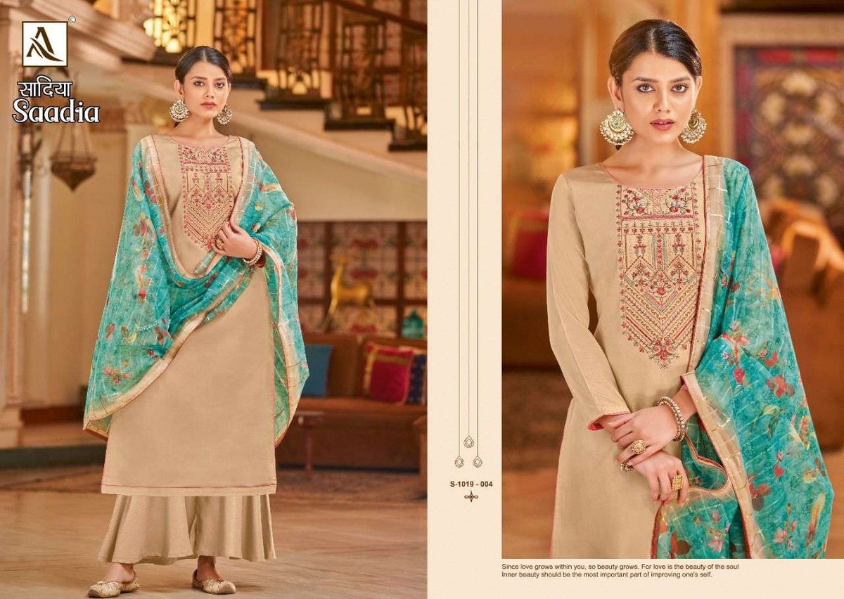 Alok Suit Saadia 1019-001 to 1019-006 Series 4