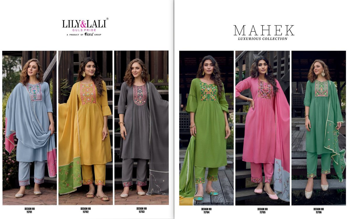 Lily And Lali Mehak 11701-11706 Series 7
